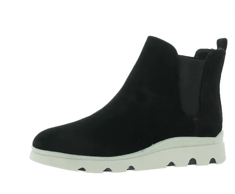 Nine West CALA Suede Slip on Sneaker Boots 6.5 Black NWT Suede Ankle Booties